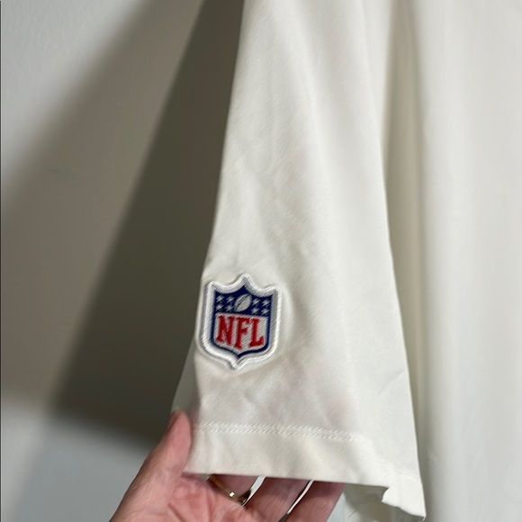 Nike White Polo Shirt with Bengals Cincinnati NFL Logo - Picture 6 of 11